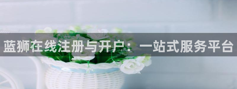 新航娱乐体育3在线注册：蓝狮在线注册与开户：一站式服务平台